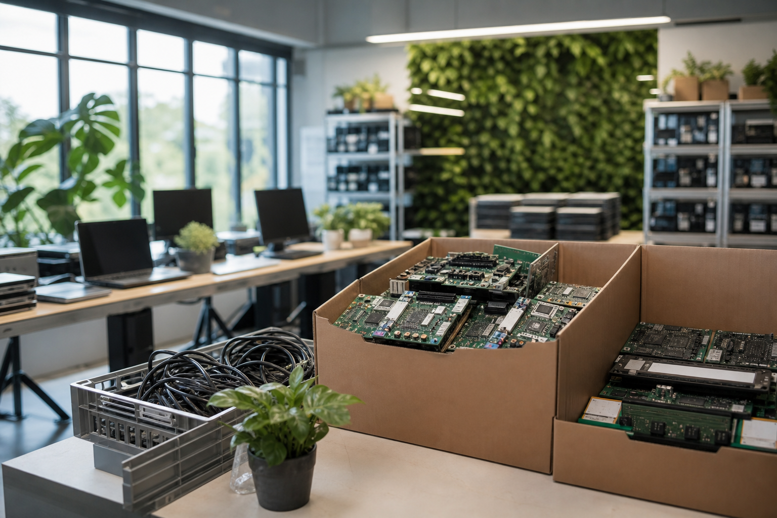 Redactioneel beeld bij Hoe bedrijven hun ecologische impact verkleinen met it-recycling